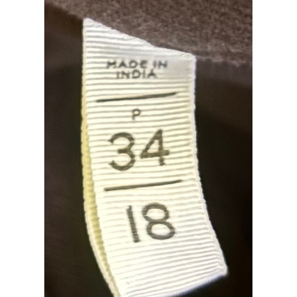 LOFT Women 34/18 Pants Black The Girlfriend Regular Fit Mid Rise Petite NWT - Picture 6 of 8
